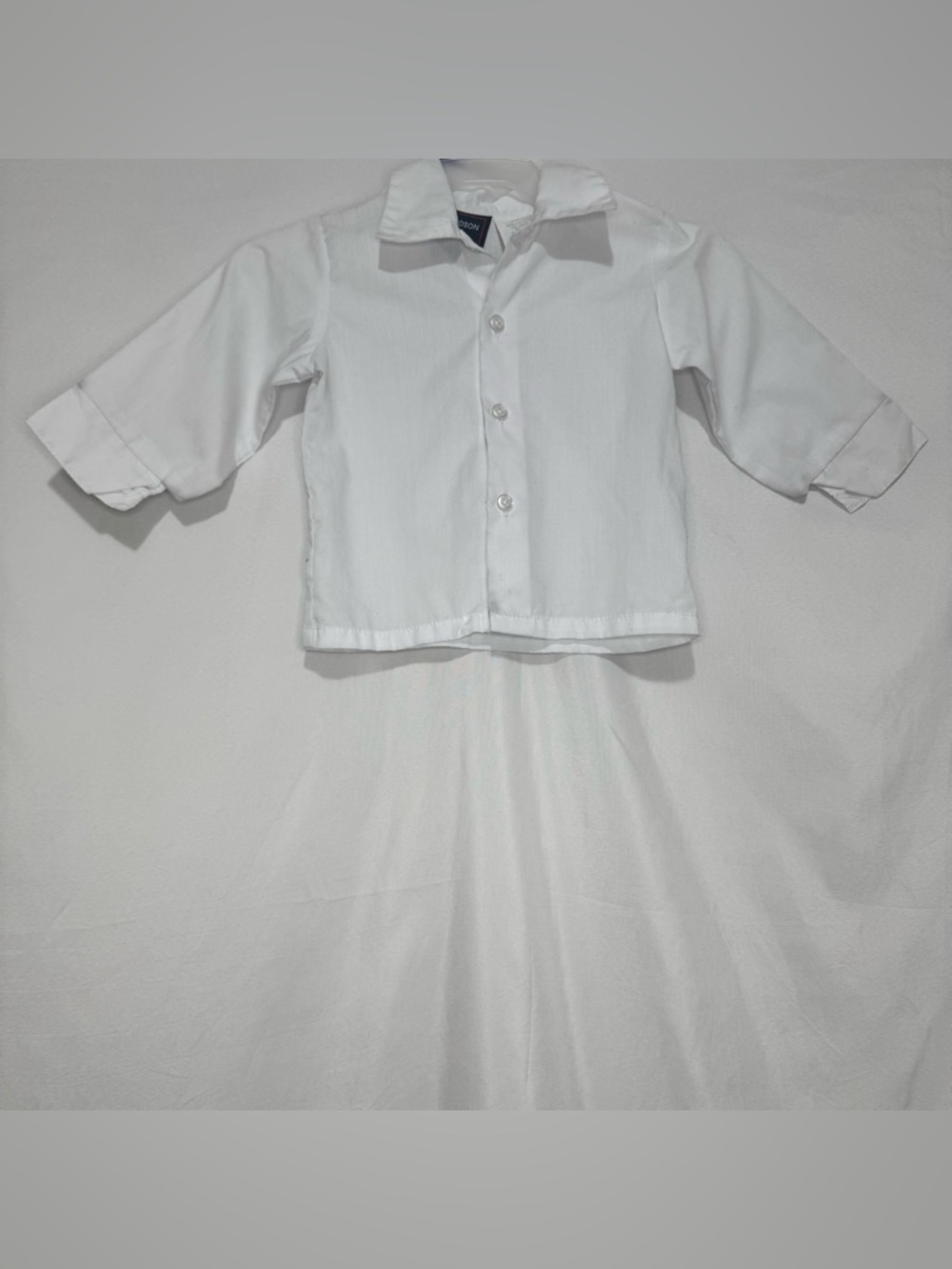 Baby Hudson Ferrell White Button-Front Dress Shirt